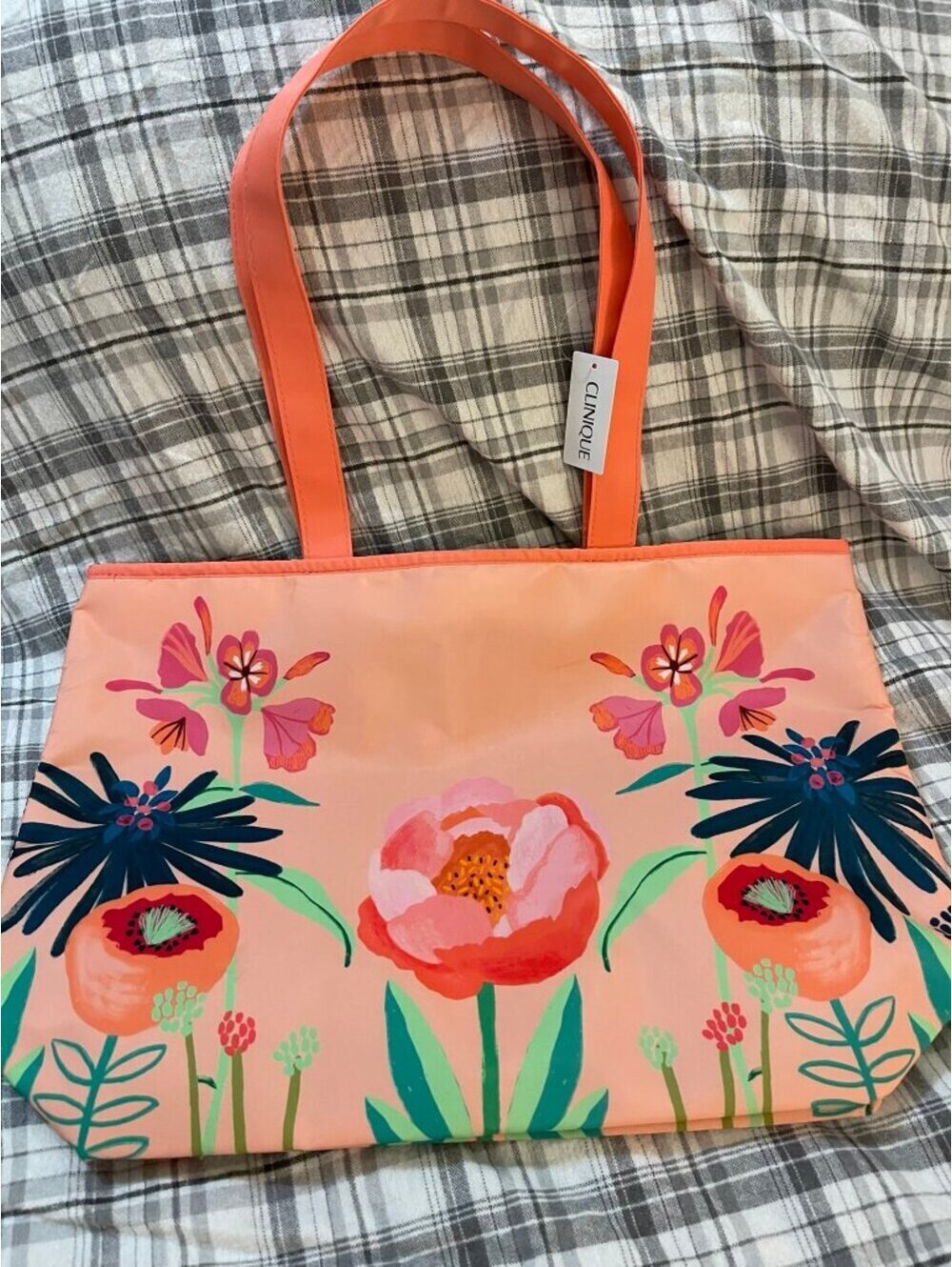 NWT Clinique Limited Edition Floral Tote Bag